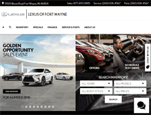 Tablet Screenshot of lexusofftwayne.com